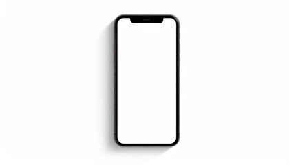 Realistic Smartphone Mockup Vector – Mobile Phone Isolated on White Background for App Design