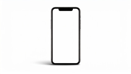 Realistic Smartphone Mockup Vector – Mobile Phone Isolated on White Background for App Design