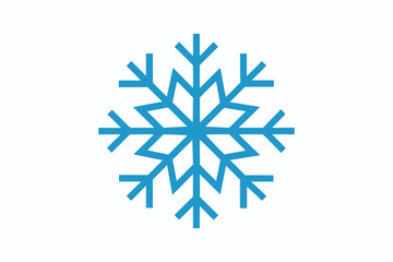 Snowflake Design with White Background
