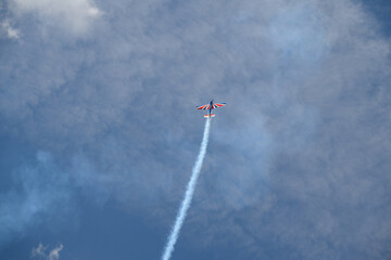 airplane in the sky