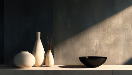 Modern minimalist interior design