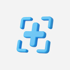 Fototapeta premium 3d Realistic More icon vector Illustration