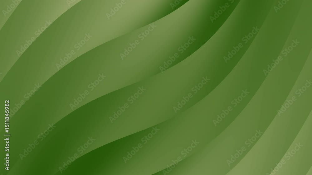 Poster wavy green abstract pattern creates a smooth, flowing background with soft gradients and curved line