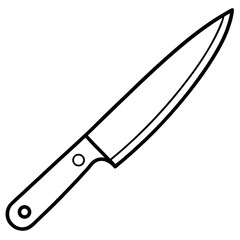 knife isolated on white background