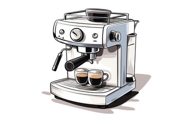 Coffee appliance drink cup.