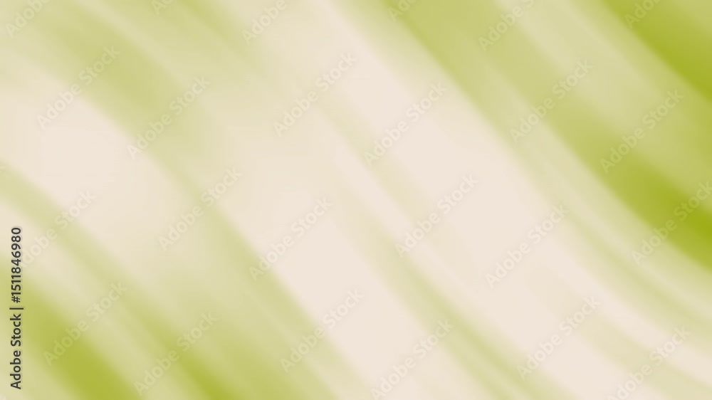 Poster a soft green and cream abstract background with smooth, blended gradients and diagonal light streaks