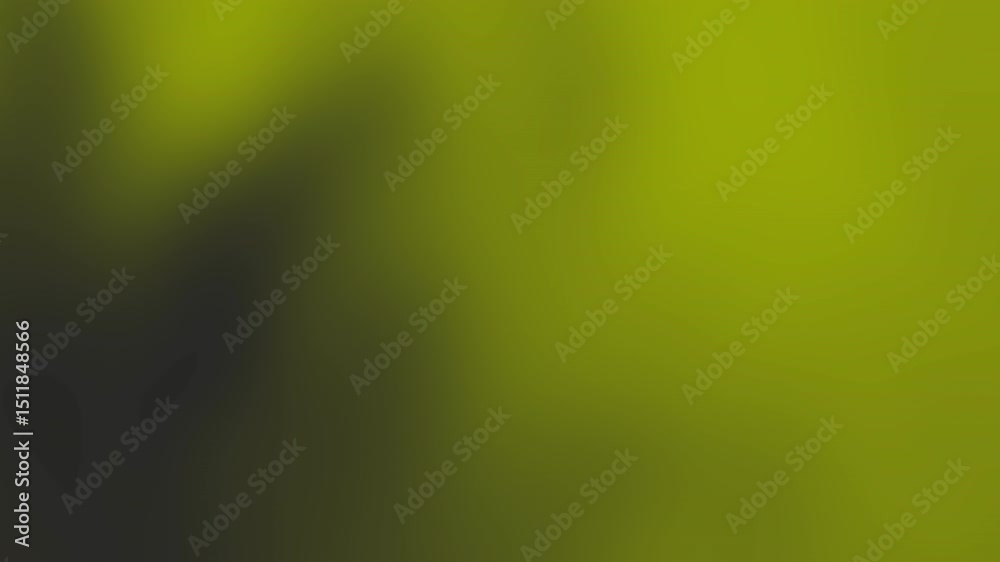Poster a soft green and yellow abstract blur with a gradient effect, evoking a calm and soothing atmosphere