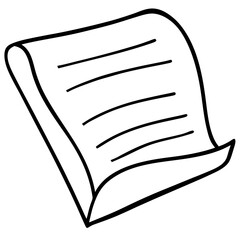 notebook with pencil