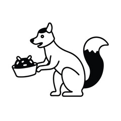 A Dog Opening a Bakery for Squirrels