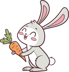 rabbit with carrot
