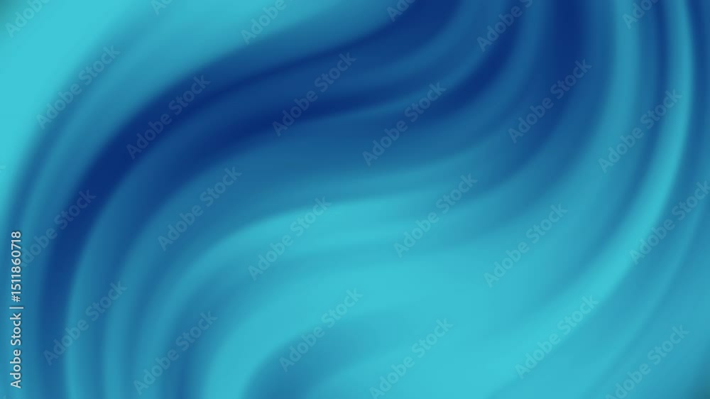 Poster a smooth, abstract blue gradient wave pattern with soft flowing curves and a calming effect, abstrac