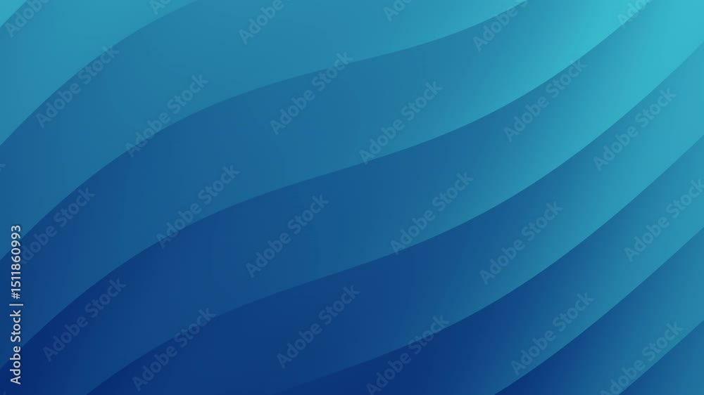 Poster abstract blue waves create a smooth gradient background with flowing, layered curves, abstract textu