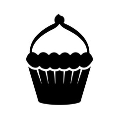 cupcake with cherry on top