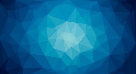 Obraz premium Abstract Blue Low Polygonal Background Texture for Design