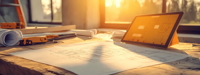 Digital Blueprint with AR Overlay