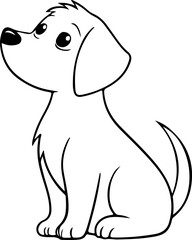 beagle dog vector illustration