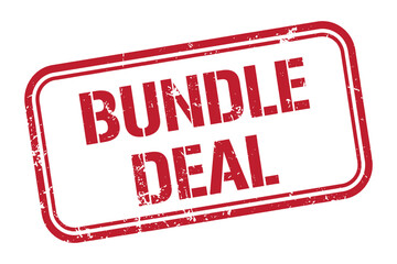 bundle deal grunge red stamp