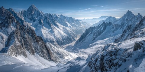 Fototapeta premium Untouched Snowy Wilderness
