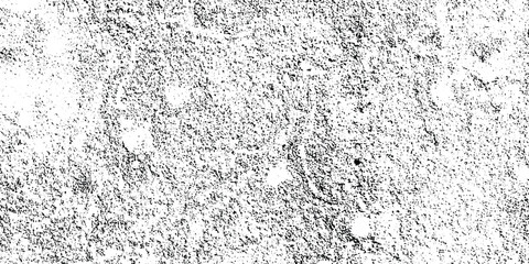 Abstract Dusty Grunge Concrete Wall with Rough and Dirty Texture Background in Black and White.