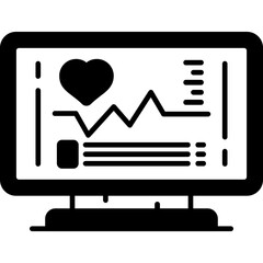 Remote Patient Monitor Icon