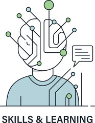 Digital Skills & Learning Illustrations - Creative Thinking