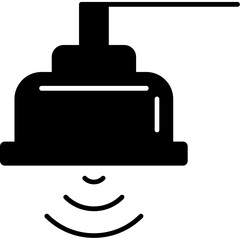 Smart Shower Head Icon