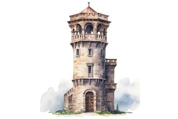 Tower architecture lighthouse building.