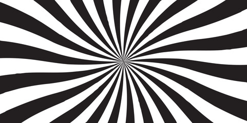  sunburst pattern black and gray design. Vintage sunrays illustration swirl line. sun beam vector banner design pop art comic burst gradient concept pattern.	
