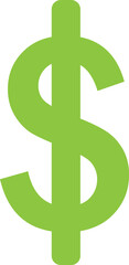 green dollar symbol