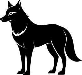 vector illustration of wolf