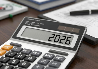 Calculator shows 2026