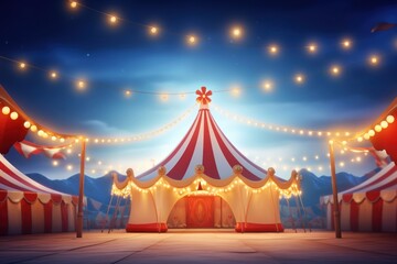 Circus Tent circus outdoors night.