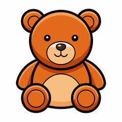 teddy bear vector illustration isolated