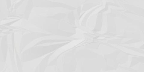 White abstract crumple obsolete billboard rumple. wrinkle ripped creased white crumple aged closeup craft document grunge recycling paper background.	
