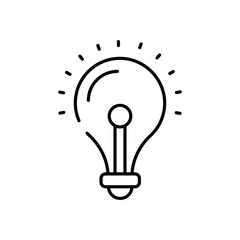 Idea vector icon stock illustration