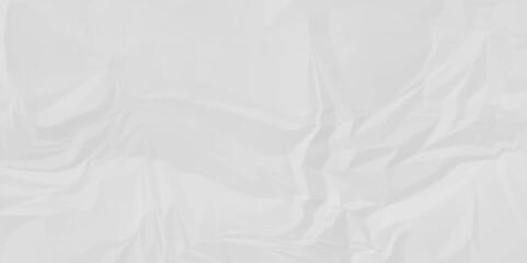 White abstract crumple obsolete billboard rumple. wrinkle ripped creased white crumple aged closeup craft document grunge recycling paper background.	
