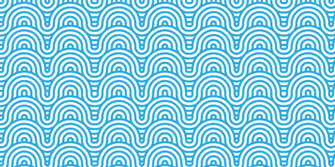 Minimal vector Overlapping Pattern Minimal diamond geometric waves spiral abstract circle wave line. blue seamless tile stripe geometric create retro line pattern background.	
