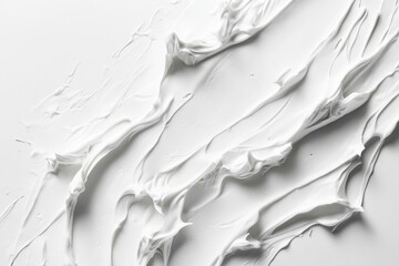 Obraz premium Creamy texture abstract design on white background