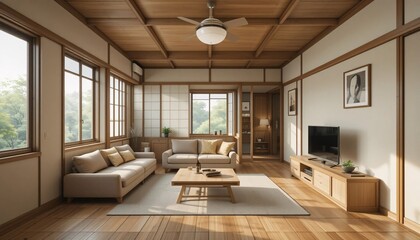 Rooms inside the house