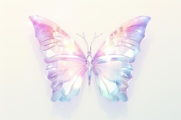 Butterfly Crystal gemstone quartz accessories creativity chandelier.