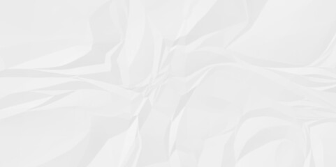 White crumpled paper texture. White wrinkled paper texture. White paper texture. White crumpled and top view textures can be used for background of text or any contents.	
