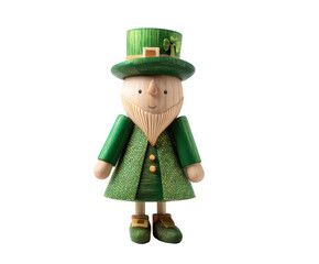 Festive leprechaun figurine for St Patrick's Day celebration