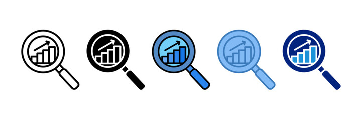 Data Analysis Icon Element For Design