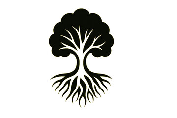 Mountain Landscape with Birds and Trees