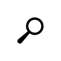 Search Icon vector illustration, magnifying glass symbol, search icon clip art , zoom in and zoom out symbol, Magnifying glass sign isolated