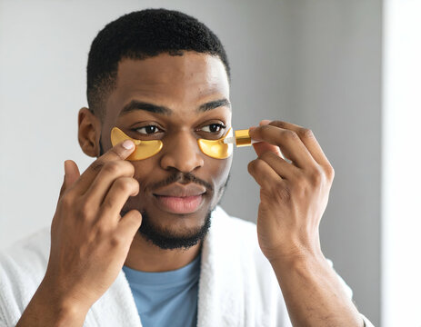 Gold Eye Patches A Man's Guide to Under-Eye Skincare