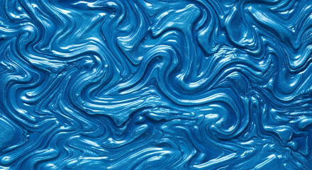 Fototapeta premium sea blue resin pour texture background, abstract blue background