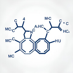 Structural chemical formula of malic acid molecule. Malic acid is the main acid in many fruits, including apples. Malic acid contributes to the sour taste of fruits and is used as a food additive.