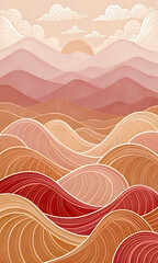 seamless wave pattern