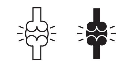 Joint icon set flat style. Vector illustration collection.